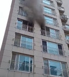 대구 동구 아파트서 불…5명 부상, 1500여만 원 재산피해