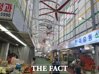 대전 중구, 부사전통시장 공기순환팬 설치 사업 완료