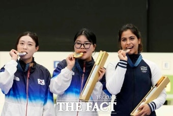 [파리 올림픽] 오예진·김예지, 공기권총 10m 金·銀 싹쓸이