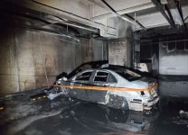 대구 중구 지하주차장서 벤츠 화재…6500여만 원 재산피해