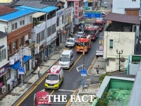 전북소방, 전국 동시 소방차 길 터주기 훈련 실시