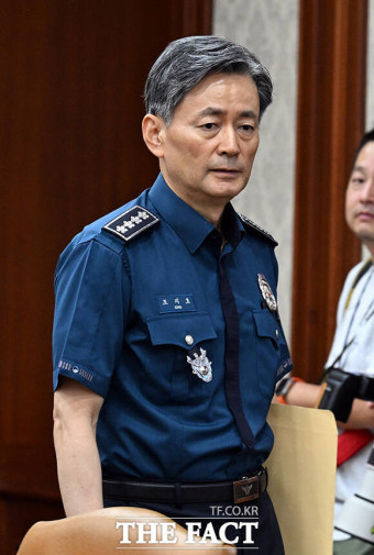 의사집단행동 중대본회의 참석하는 조지호 경찰청장 [포토]