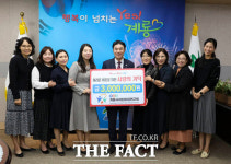 계룡시국공립어린이집연구회, 계룡시에 현금 기탁