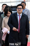 도서관 착공식 참석하는 김병주 MBK파트너스 회장 [포토]