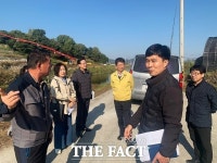 권요안 전북도의원, 노후 용배수로 시설 현장 점검