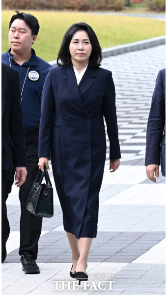 '10만 4천원 법카 유용 의혹' 김혜경, 1심 선고 공판 출석 [TF사진관]