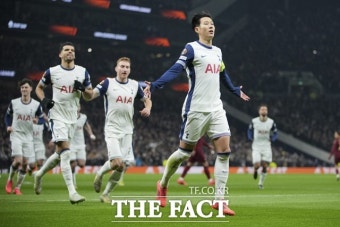 [속보] 토트넘 손흥민, UEL AS로마전서 시즌 4호골