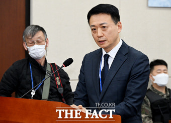 내란 국조특위 출석한 김대경 경호처 지원본부장 [포토]