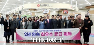 의왕시, 민원서비스 종합평가 2년 연속 최우수등급 획득