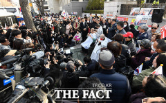 기독교인 릴레이 삭발식 14일까지 123명 삭발 예고 [TF사진관]