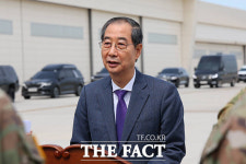 캠프 험프리스 방문한 한덕수 권한대행 같이 갑시다 [TF사진관]