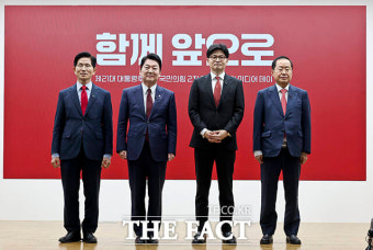'1:1 맞수 토론' 상대 지목한 김문수·안철수·한동훈·홍준표 [TF사진관]