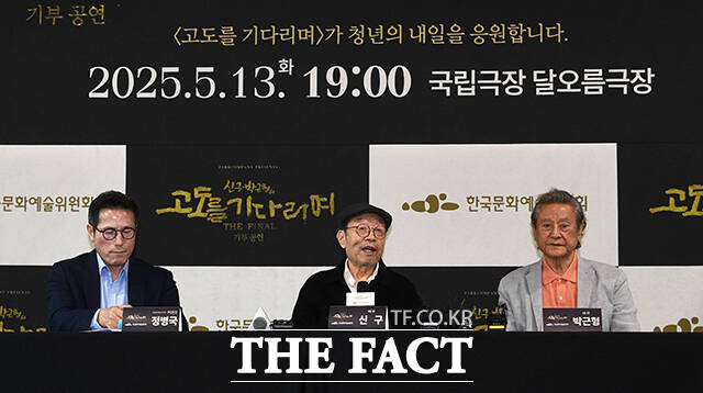 신구와 박근형, 고도를 기다리며 연극으로 청년 연극인들 지원