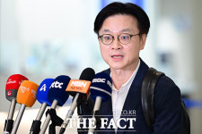 한미 관세협상 앞둔 김정관 장관 [포토]
