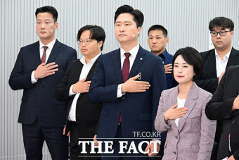'청년 비전' 발표하는 손수조·우재준·최우성·박홍준 [TF사진관]