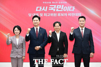 '청년 비전' 발표하는 손수조·우재준·최우성·박홍준 [TF사진관]