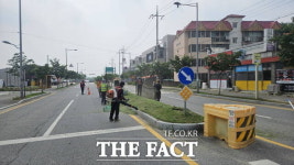 아산시, 추석 맞이 도시 환경정비…공원·도로·지하차도 새 단장