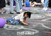 반포대로 물들인 지상 최대의 스케치북 [TF사진관]