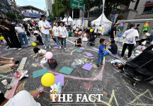 반포대로 물들인 지상 최대의 스케치북 [TF사진관]