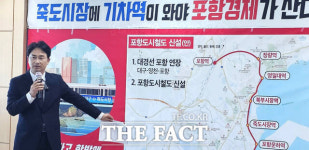죽도시장 등 도심에 기차역 들어서야 포항 경제 살아난다