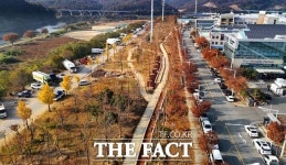 대구 달성군, 금호강변에 2.2km 마사토 산책로 조성