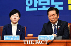 6·3 지방선거 출마 위해 최고위원직 사퇴한 전현희·김병주·한준호 [TF사진관]