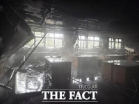 파주시 법흥리 교육연구시설서 화재 발생…300여 명 대피