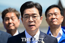 정원오 서울시장 후보, 장위동서 부동산 정책 발표 신통기획 넘어 착착개발 [TF사진관]