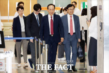 '계엄해제 표결 방해 혐의' 추경호 재판...증인 출석하는 주진우 [TF사진관]