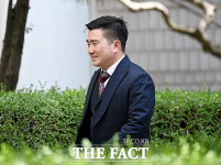 '국회 침투 혐의' 김현태 전 707단장, 1심 선고 공판 출석 [TF사진관]