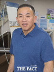 '오세훈 여론조사비 대납' 항소심 증인 출석한 명태균 [TF사진관]