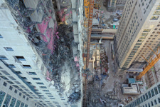 Six workers missing after facade crumbles in Gwangju