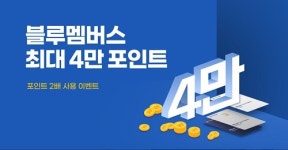 정관장몰, 블루멤버스 포인트 사용한도 업