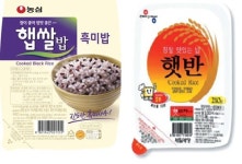 네모난 더미식밥, 동그란 햇반…즉석밥 모양 다른 이유