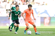 강원FC, 전북전 아쉬운 1대1 무승부