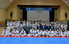 원주 상지여중, 태권도 수업 유단자 심사 연계 눈길