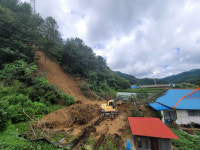 홍천 북방2리 송전탑 인근 토사유출에 주민 불안 호소