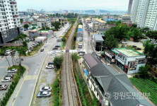 동해시 도심 아파트 밀집지역 철도건널목 개통