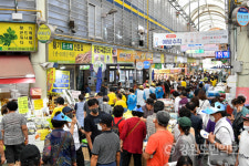 정선 5일장 주말 인산인해 상경기 활성화