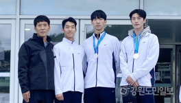 철원군청 태권도실업팀 전국체육대회서 은메달 2개 획득