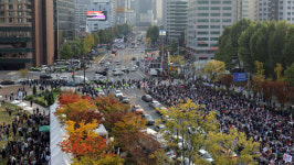 이재명 구속 vs 윤석열 퇴진… 보수·진보 수만명 동시 대규모 집회