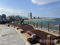 속초 시민쉼터·해안관광지 영금정 거문고 쉼터 정비사업 완료