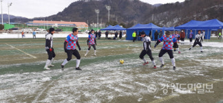 맹추위도, 얼음잔디도 못막는 화천 산천어배 전국풋살대회 열기 뜨겁다