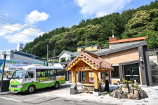 정선군 추억·풍경 담은 화암공영정류장 눈길