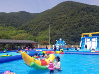 강릉 북동리 한울타리마을 어린이풀장 인기