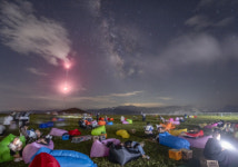 태백에서 밤하늘 수놓은 별들의 향연에 취하다