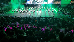 원주 댄싱카니발 개막…댄싱공연장 3200석 만석, 축제장 인산인해