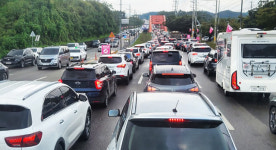 추석연휴 철원 주요 관광지 관광객들로 인산인해