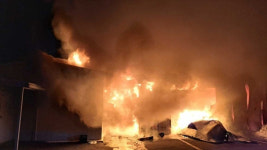 양양 한과 공장 화재 30분만에 진화…4억여원 재산 피해