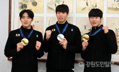 강원 수영팀, 파리올림픽도 부탁해